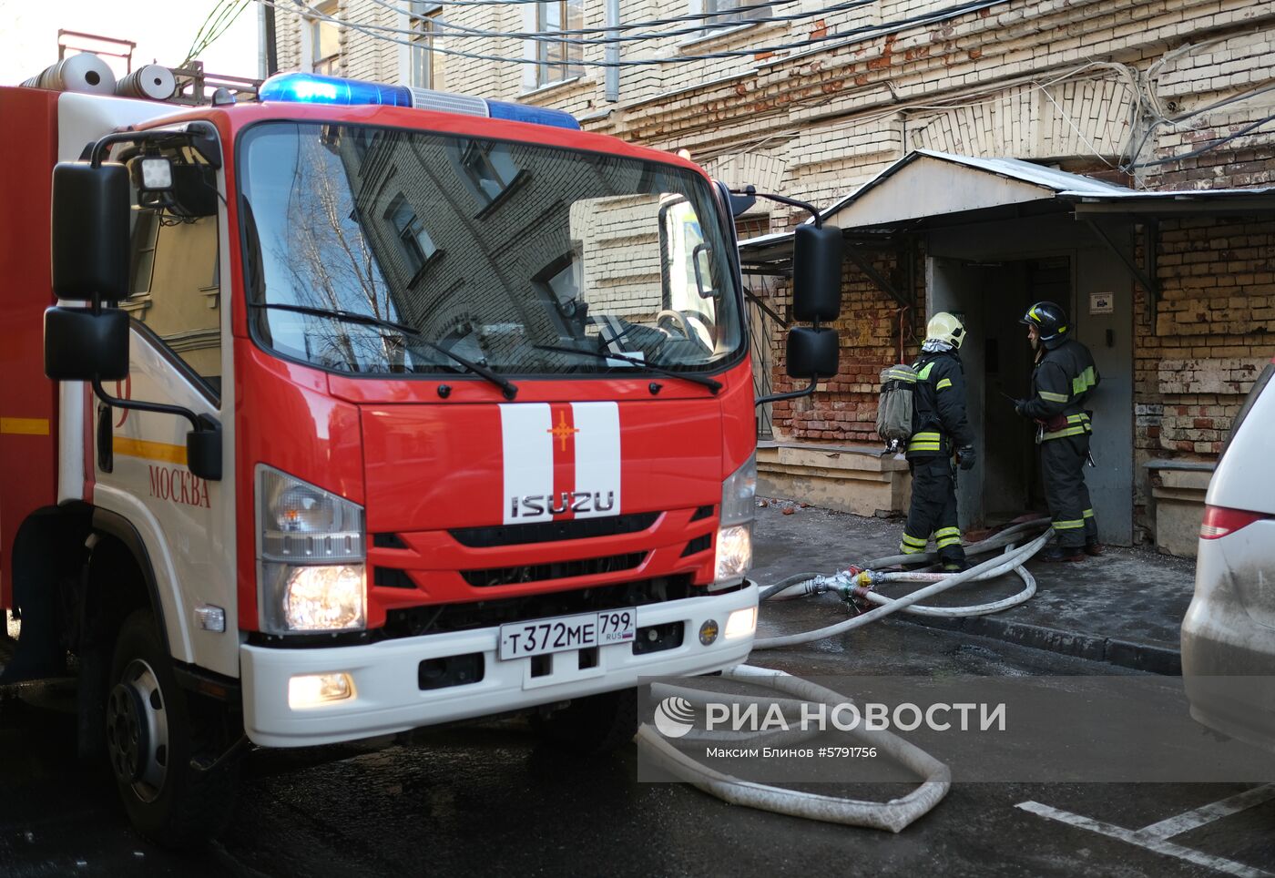 Последствия пожара в консерватории имени Чайковского