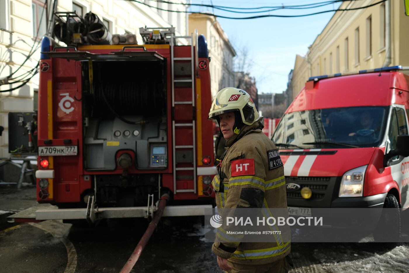 Последствия пожара в консерватории имени Чайковского