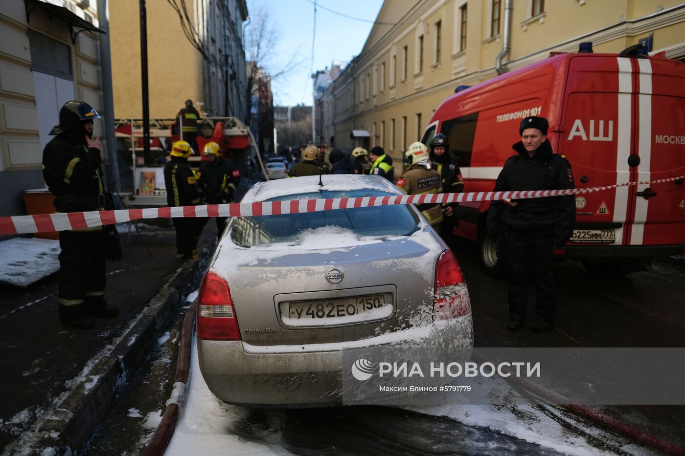 Последствия пожара в консерватории имени Чайковского