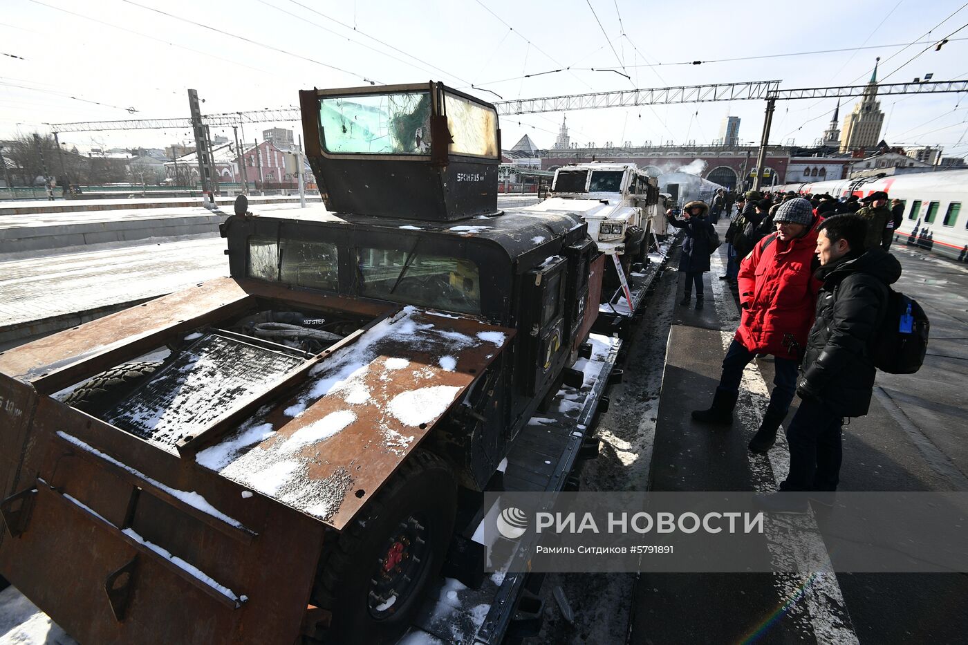 Отправка поезда "Сирийский перелом" из Москвы