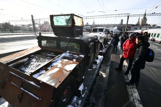 Отправка поезда "Сирийский перелом" из Москвы