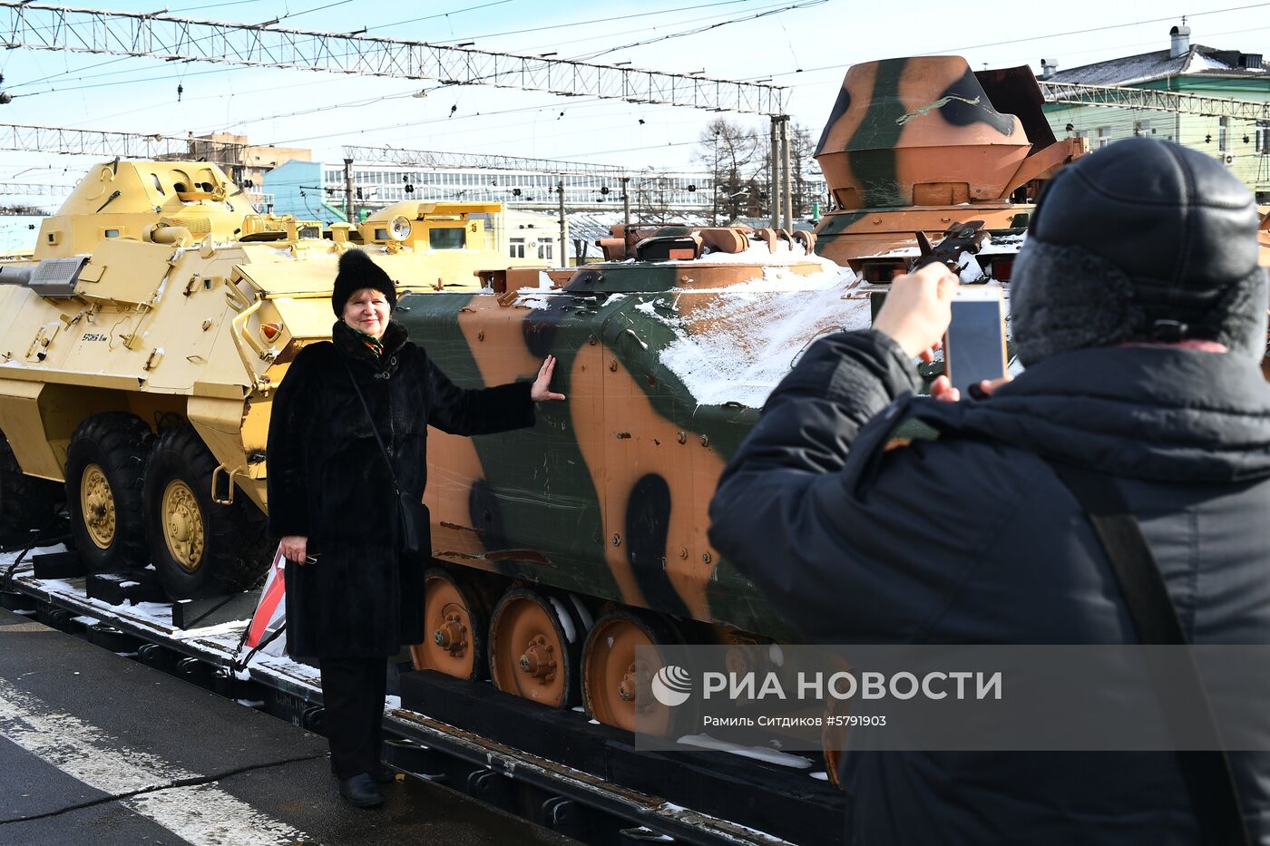 Отправка поезда "Сирийский перелом" из Москвы