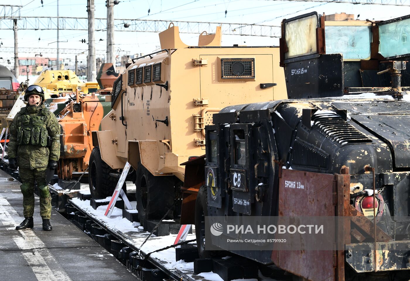 Отправка поезда "Сирийский перелом" из Москвы