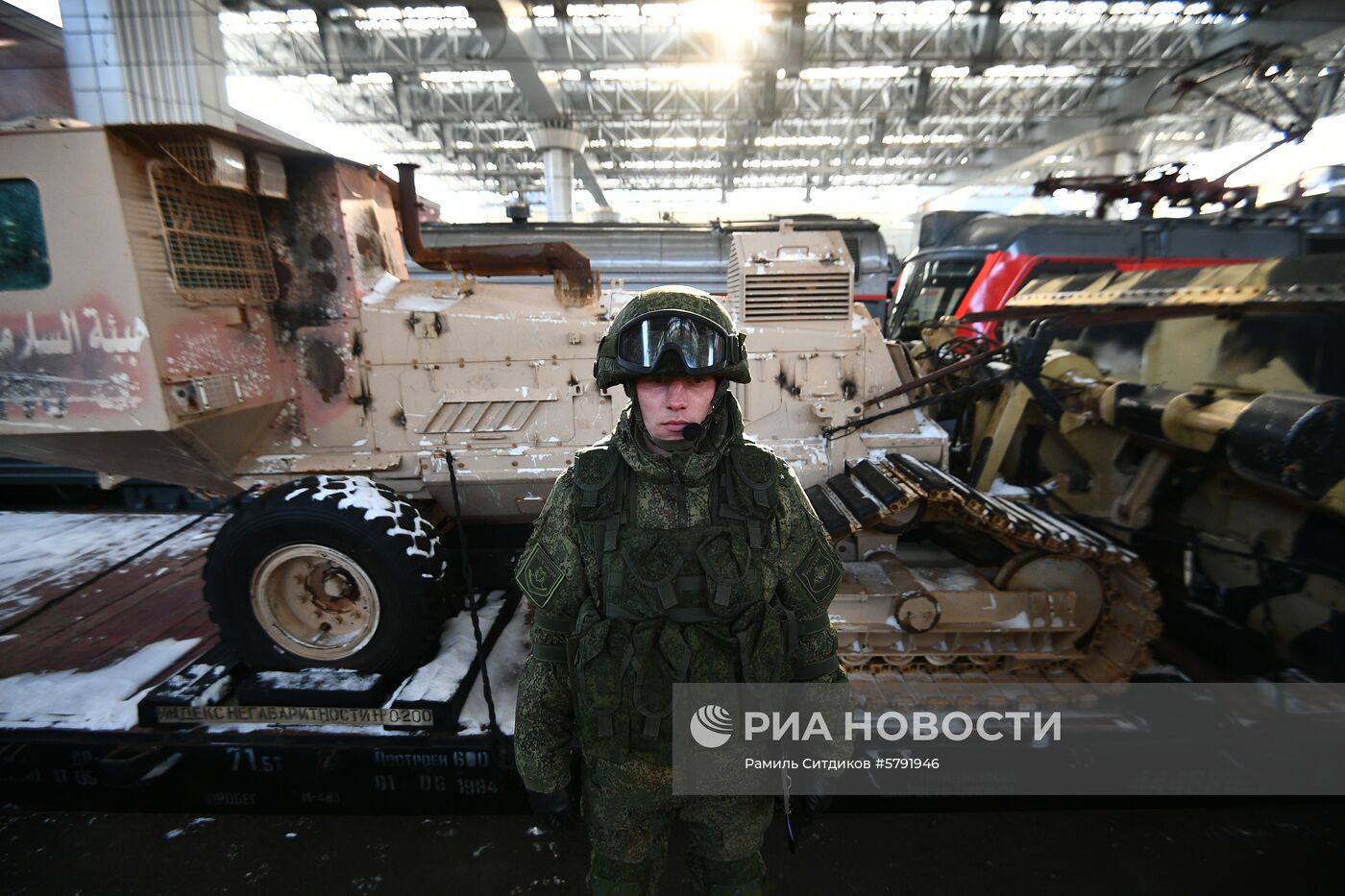 Отправка поезда "Сирийский перелом" из Москвы