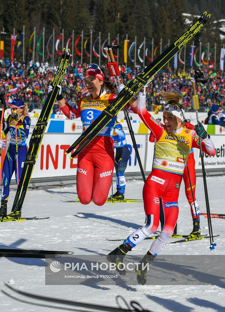 Лыжные гонки. Чемпионат мира. Женщины. Скиатлон