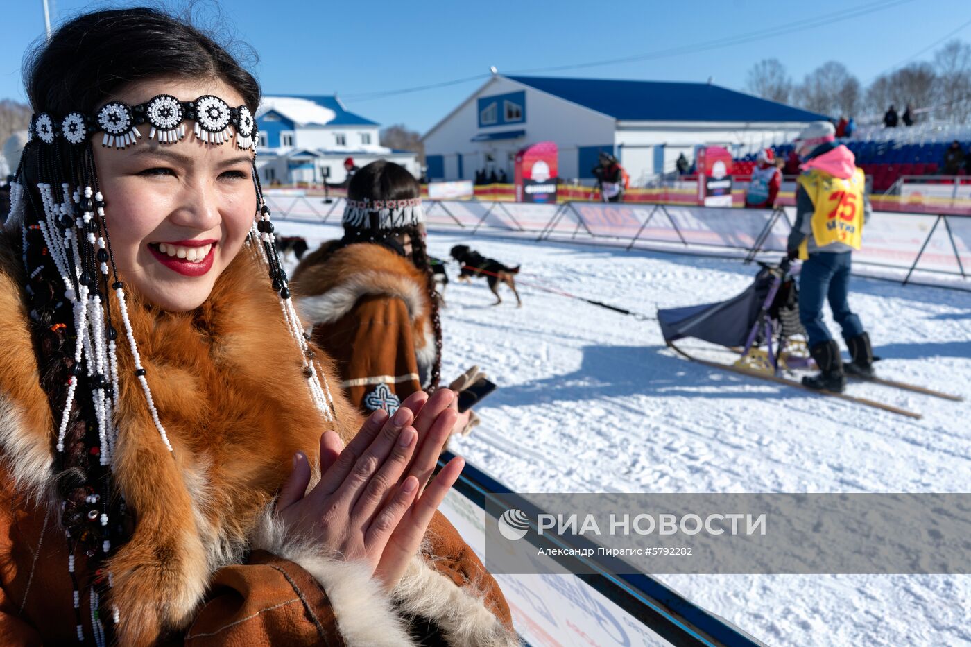 Открытие гонки на собачьих упряжках "Берингия-2019" на Камчатке