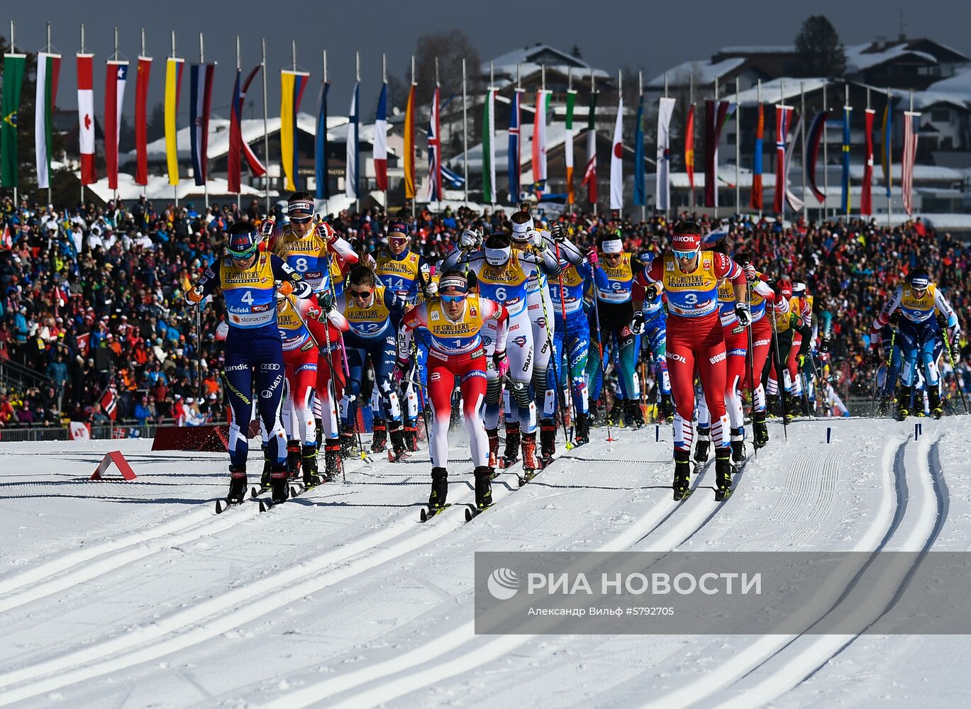 Лыжные гонки. Чемпионат мира. Женщины. Скиатлон