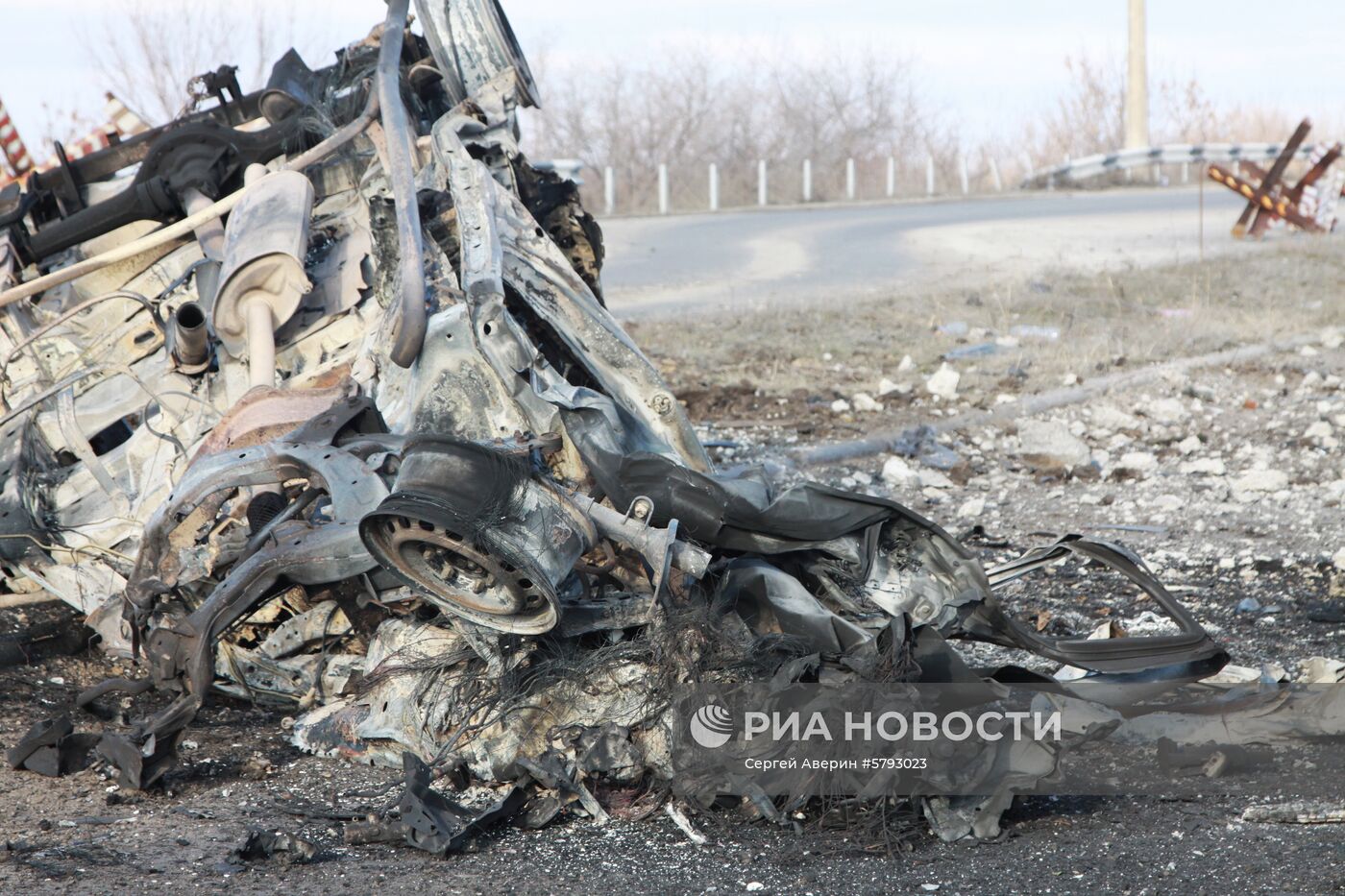 Взрыв в Донецке