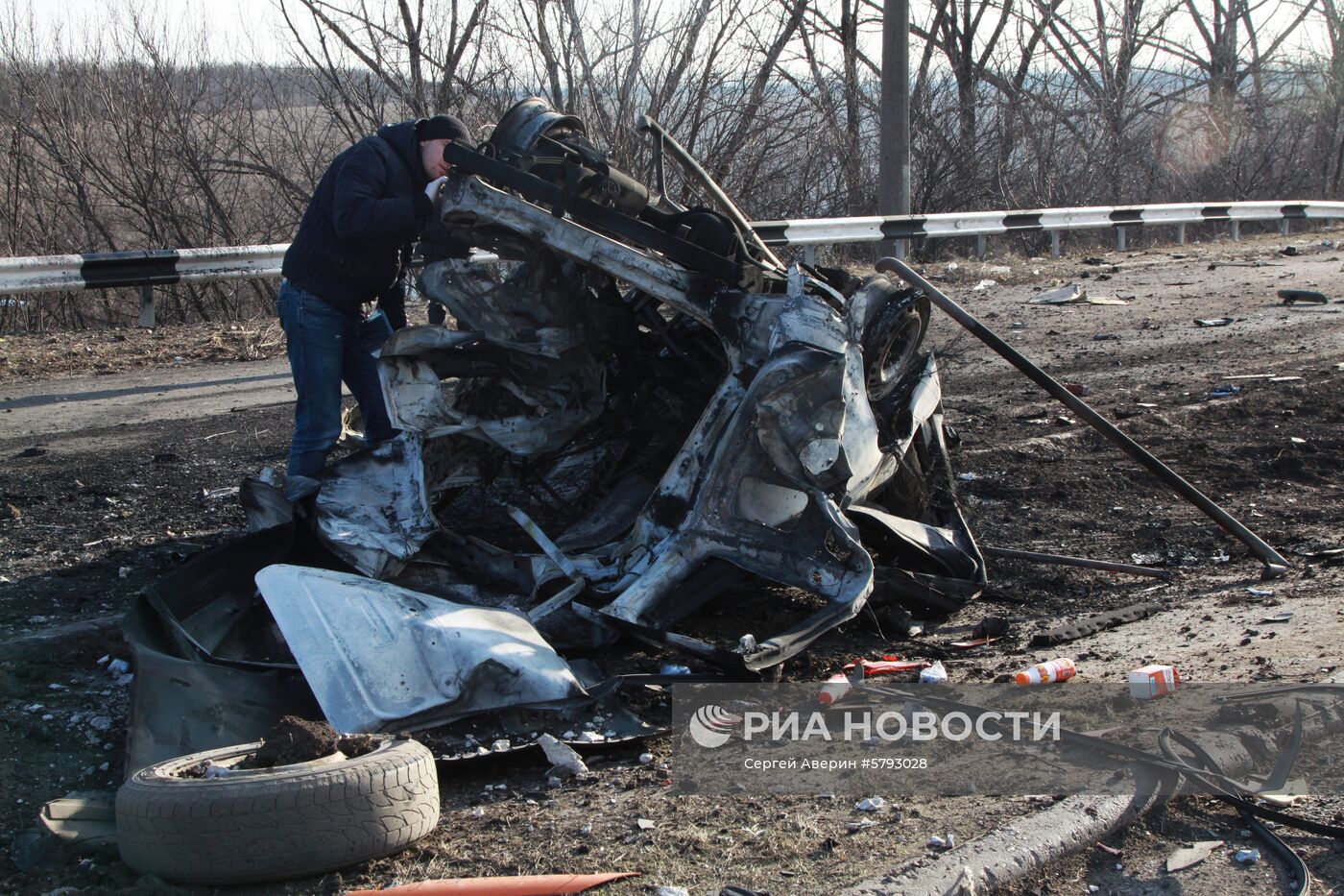 Взрыв в Донецке