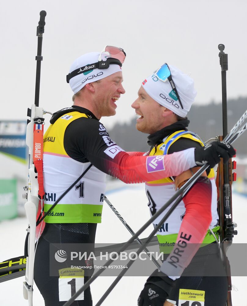 Биатлон. Чемпионат Европы. Мужчины. Гонка преследования