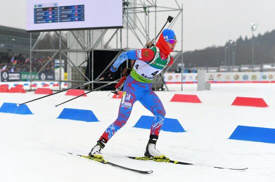 Биатлон. Чемпионат Европы. Женщины. Гонка преследования