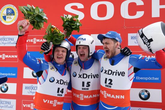 Санный спорт. IX этап Кубка мира. Спринт