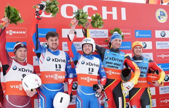 Санный спорт. IX этап Кубка мира. Спринт