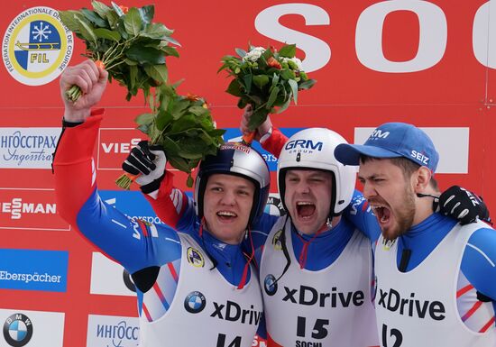 Санный спорт. IX этап Кубка мира. Спринт