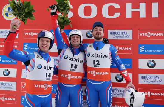 Санный спорт. IX этап Кубка мира. Спринт