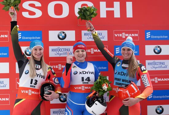 Санный спорт. IX этап Кубка мира. Спринт