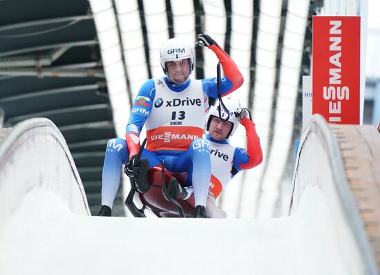 Санный спорт. IX этап Кубка мира. Спринт