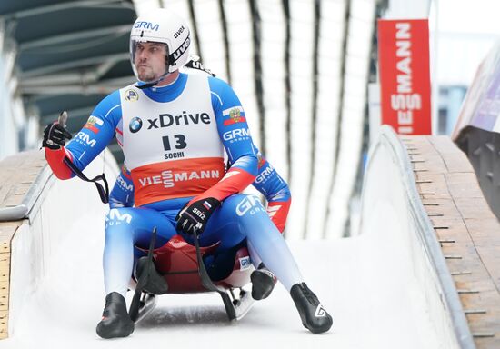 Санный спорт. IX этап Кубка мира. Спринт