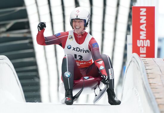 Санный спорт. IX этап Кубка мира. Спринт