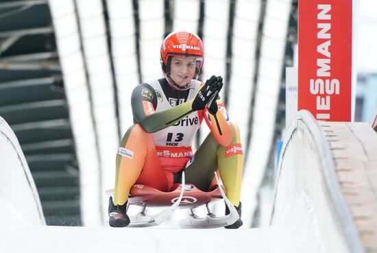 Санный спорт. IX этап Кубка мира. Спринт