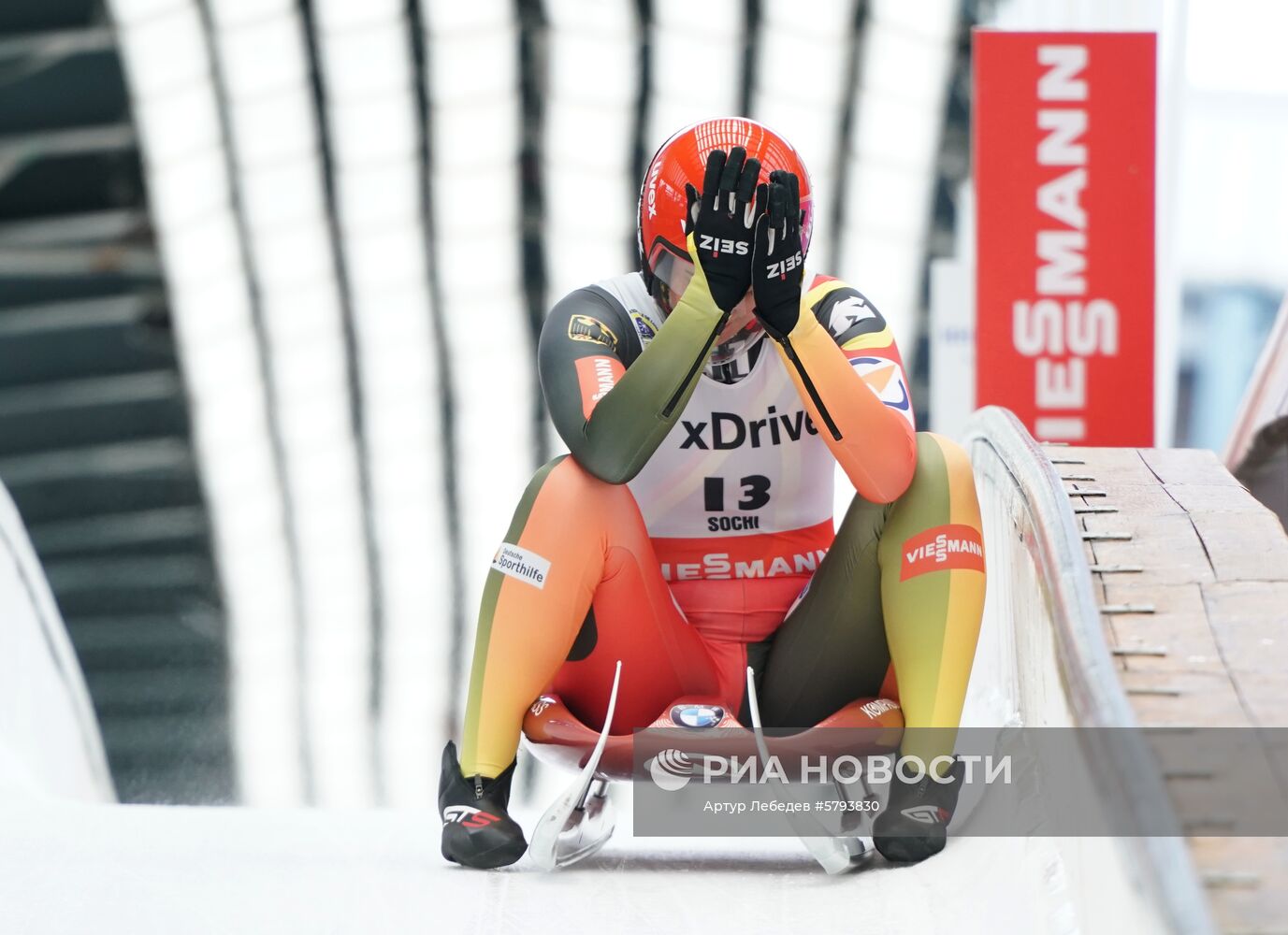 Санный спорт. IX этап Кубка мира. Спринт