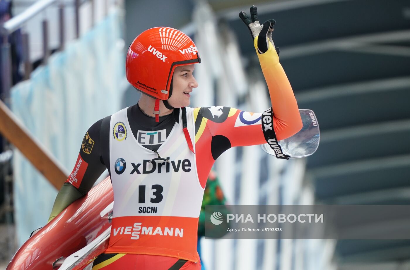 Санный спорт. IX этап Кубка мира. Спринт