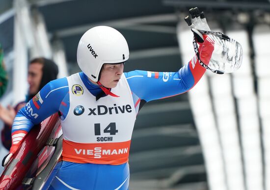 Санный спорт. IX этап Кубка мира. Спринт