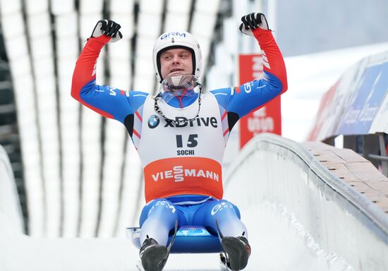 Санный спорт. IX этап Кубка мира. Спринт