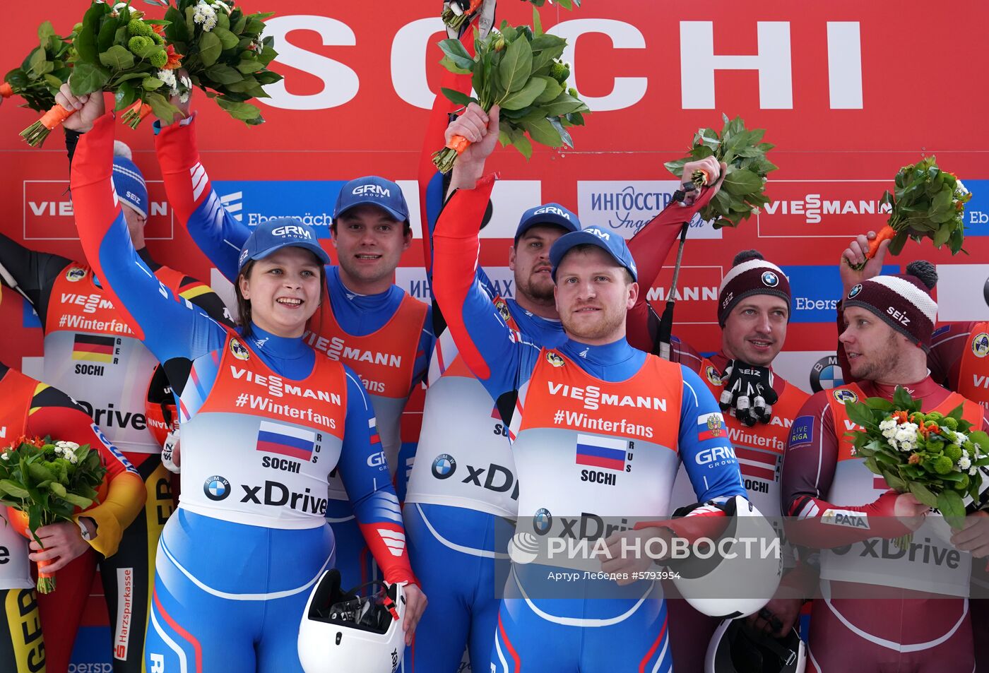 Санный спорт. IX этап Кубка мира. Спринт