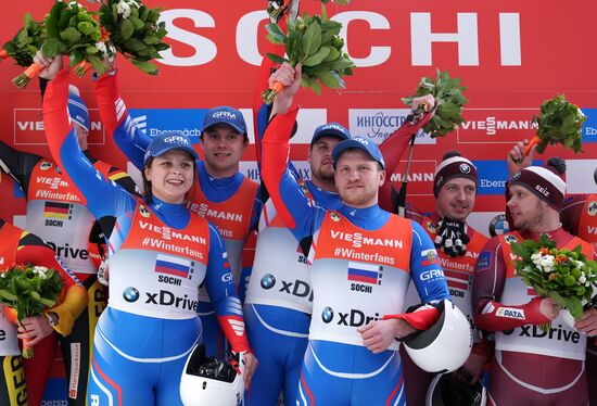 Санный спорт. IX этап Кубка мира. Спринт