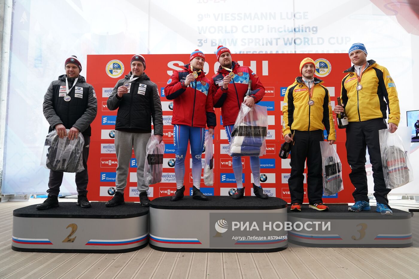 Санный спорт. IX этап Кубка мира. Спринт