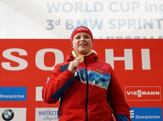 Санный спорт. IX этап Кубка мира. Спринт