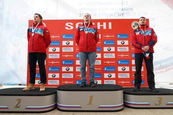 Санный спорт. IX этап Кубка мира. Спринт