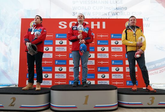 Санный спорт. IX этап Кубка мира. Спринт