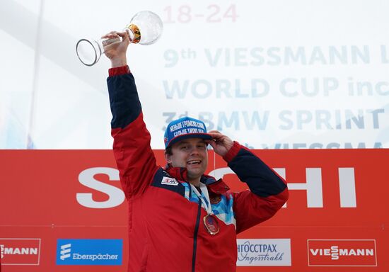 Санный спорт. IX этап Кубка мира. Спринт