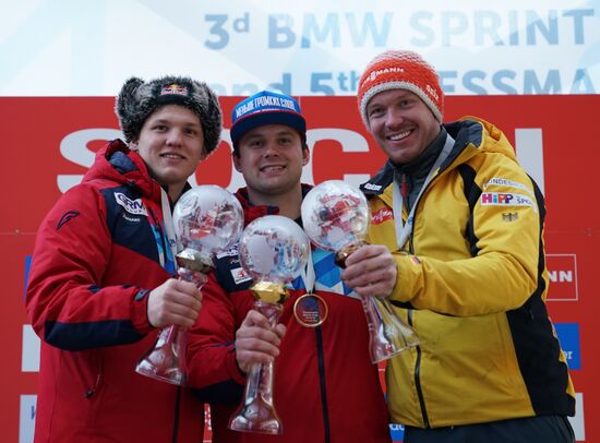 Санный спорт. IX этап Кубка мира. Спринт