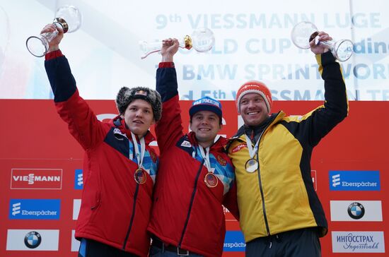 Санный спорт. IX этап Кубка мира. Спринт