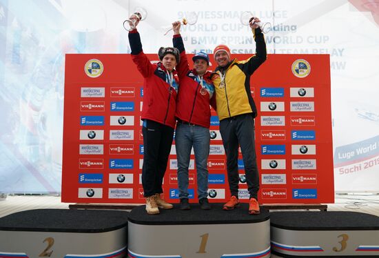 Санный спорт. IX этап Кубка мира. Спринт