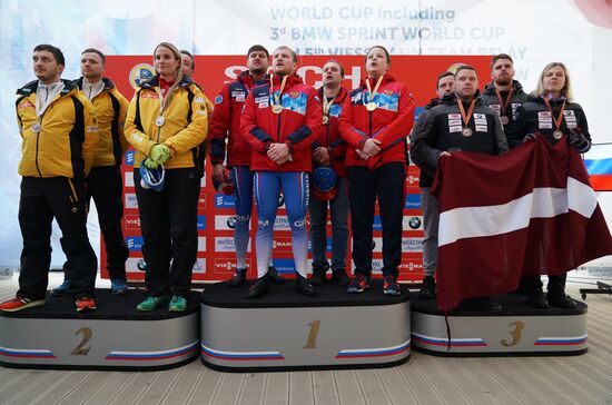 Санный спорт. IX этап Кубка мира. Спринт