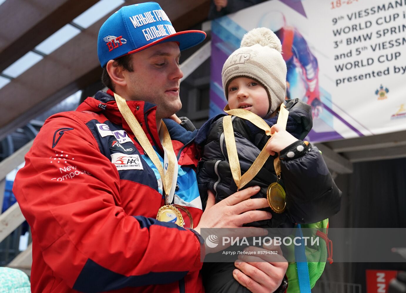 Санный спорт. IX этап Кубка мира. Спринт