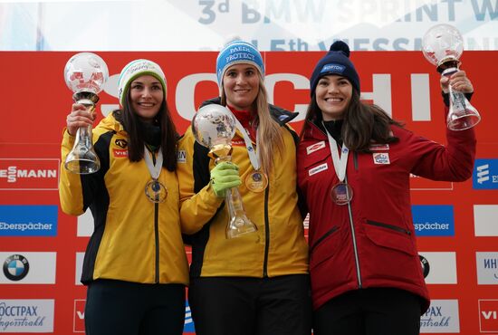 Санный спорт. IX этап Кубка мира. Спринт