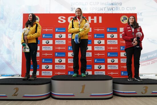 Санный спорт. IX этап Кубка мира. Спринт