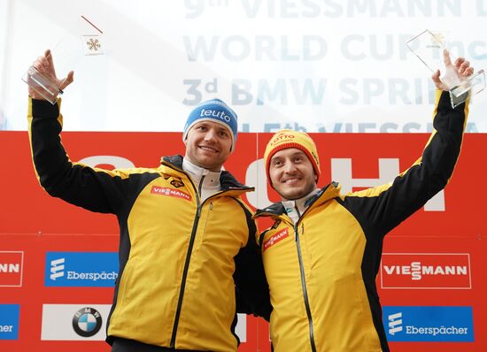 Санный спорт. IX этап Кубка мира. Спринт