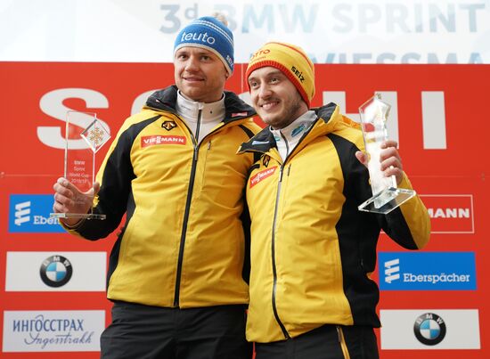 Санный спорт. IX этап Кубка мира. Спринт