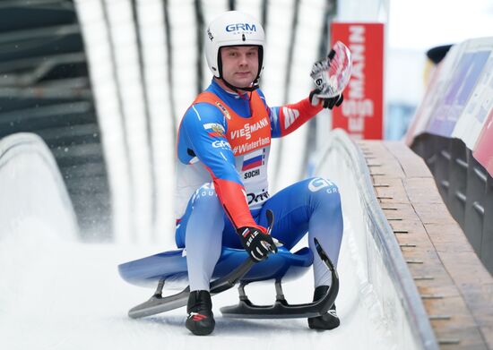 Санный спорт. IX этап Кубка мира. Спринт