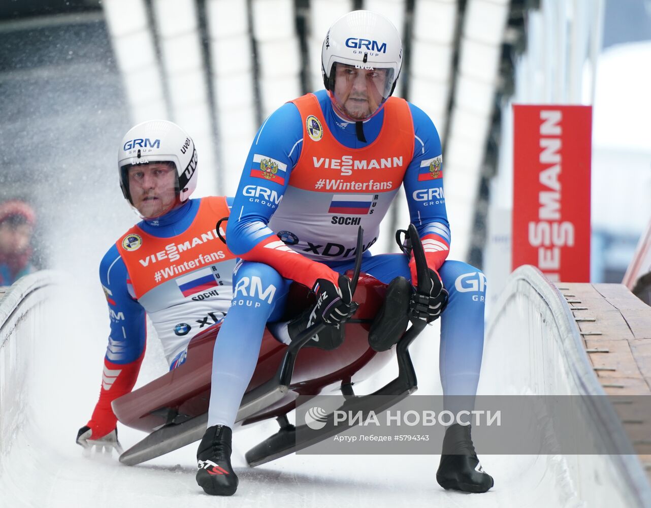 Санный спорт. IX этап Кубка мира. Спринт