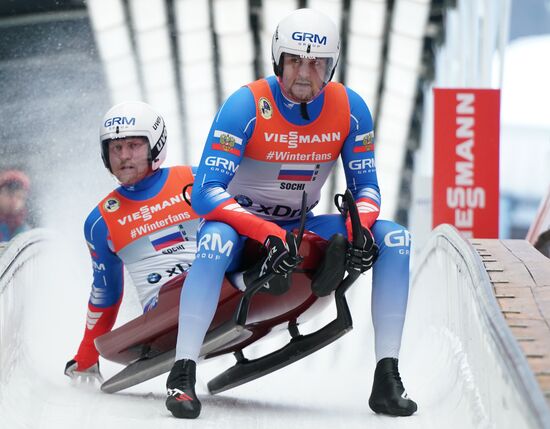 Санный спорт. IX этап Кубка мира. Спринт