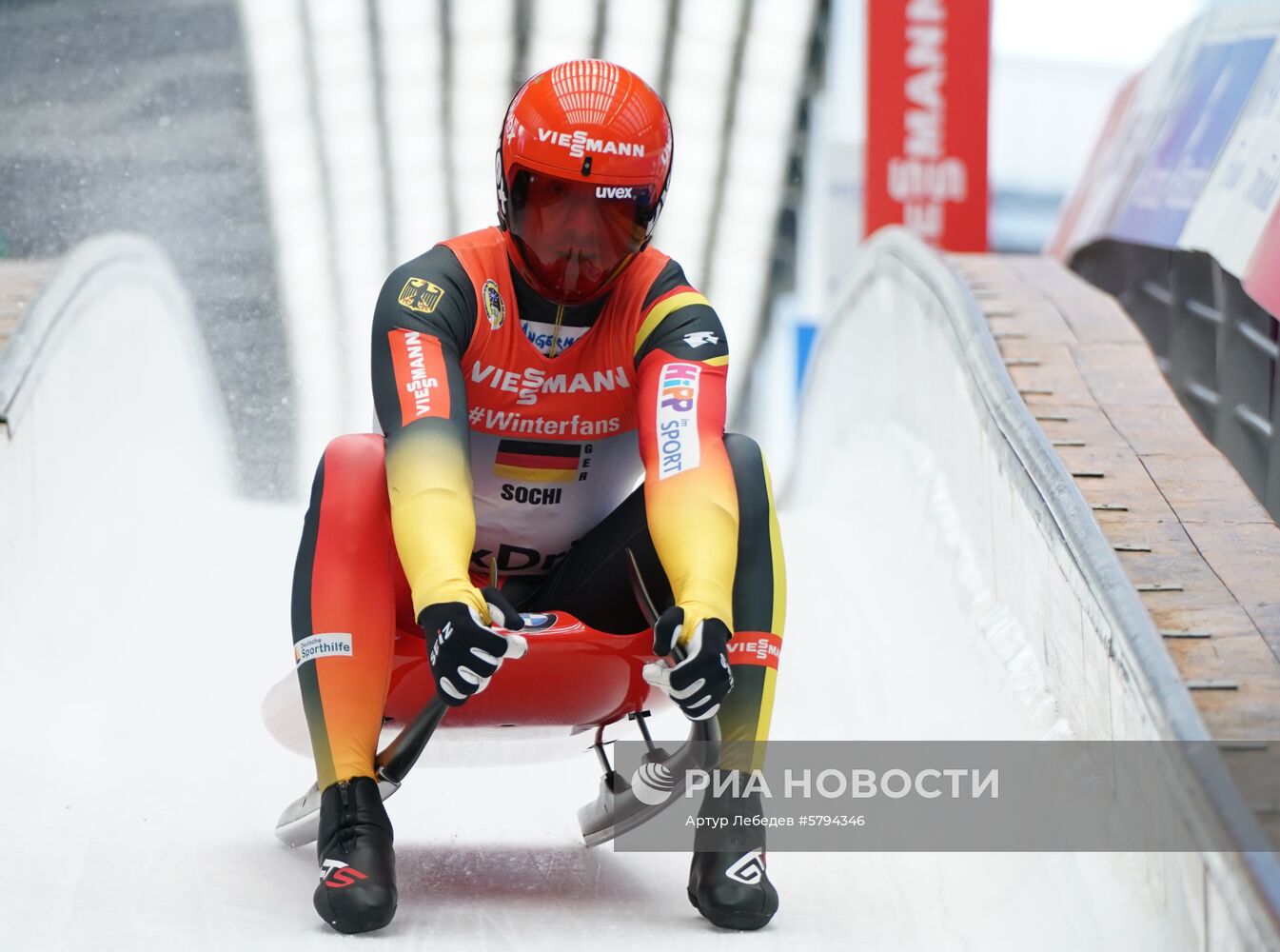 Санный спорт. IX этап Кубка мира. Спринт