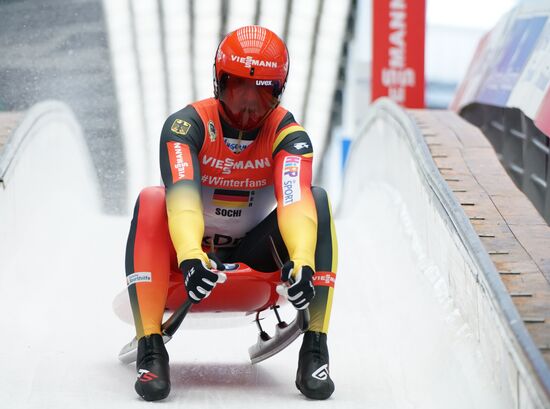 Санный спорт. IX этап Кубка мира. Спринт