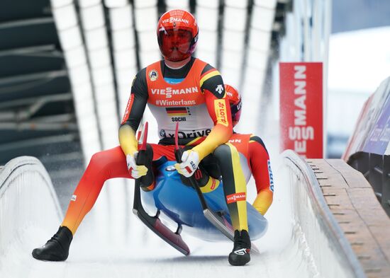 Санный спорт. IX этап Кубка мира. Спринт